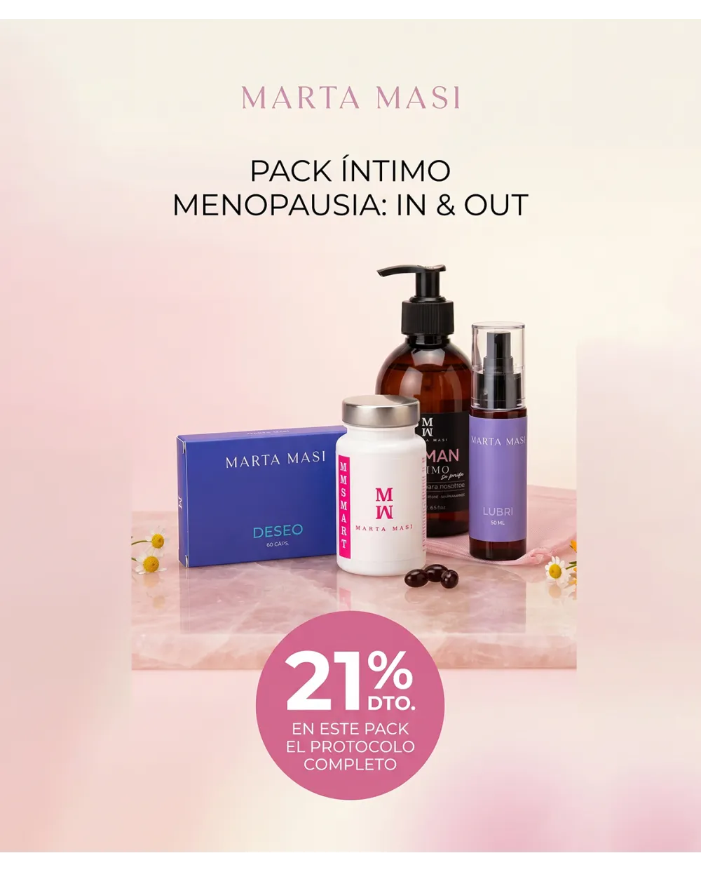 Pack Menopausia: Protocolo Íntimo In & Out | Marta Masi