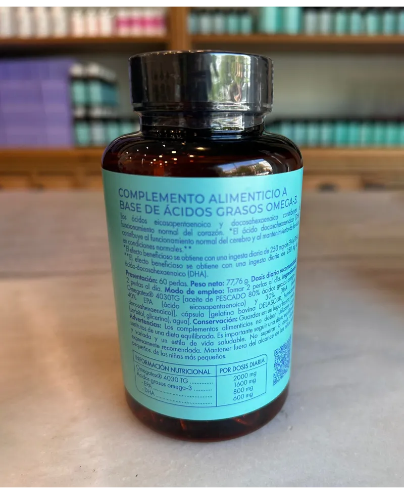 Marta Masi Omega 3 | IFOS, EPA/DHA Triglicérido | Corazón, Cerebro, Visión