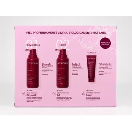 Primaderm Pack rutina completa de higiene avanzada