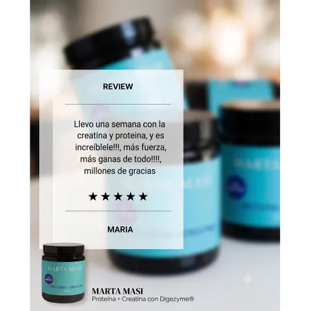 Opiniones Proteina y Creatina Marta Masi
