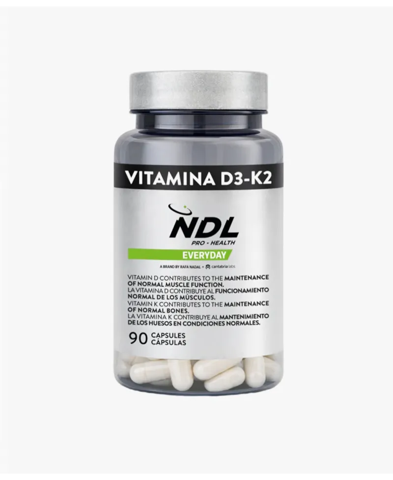 NDL Pro-Health Vitamina D3 + K2 90 Cápsulas