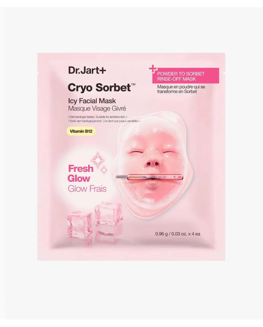 Dr.Jart+ Cryo Sorbet Icy Facial Mask 4 Unidades
