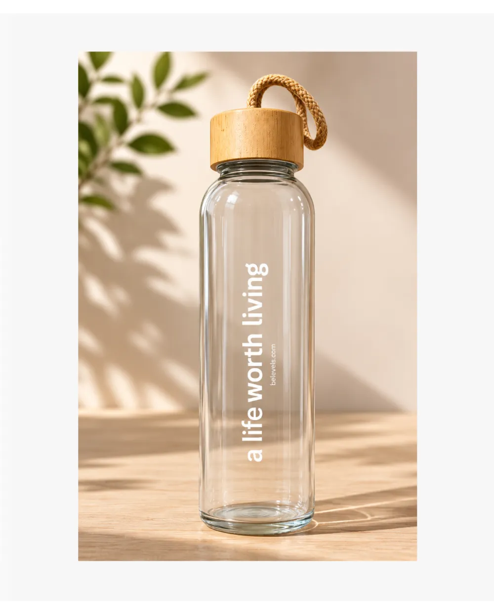 Regalo Belevels Botella Vidrio por la compra de 2 Productos de Belevels