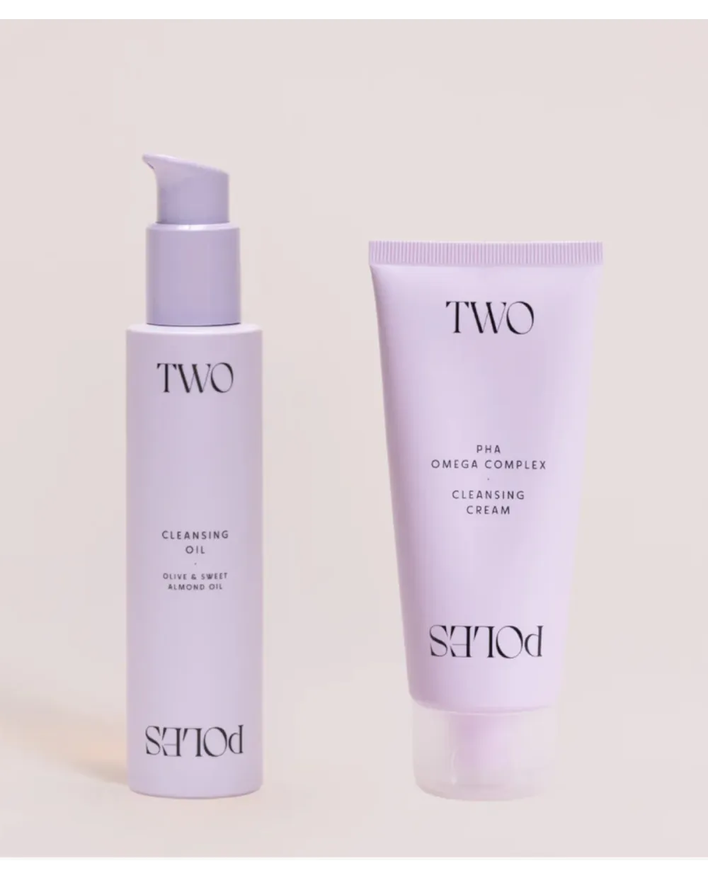 Two Poles Double Cleansing Set: Cleansing Oil 150ml + Cleansing Cream 100ml