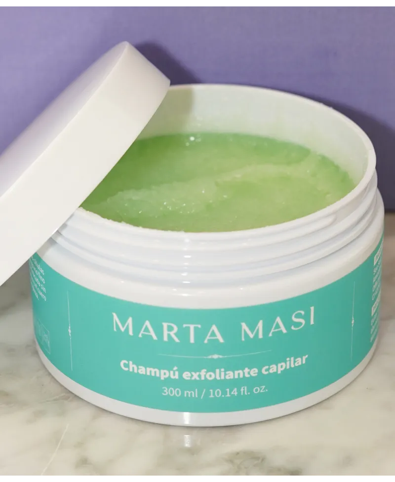 bote Marta Masi Champú Exfoliante Capilar con Sal Marina