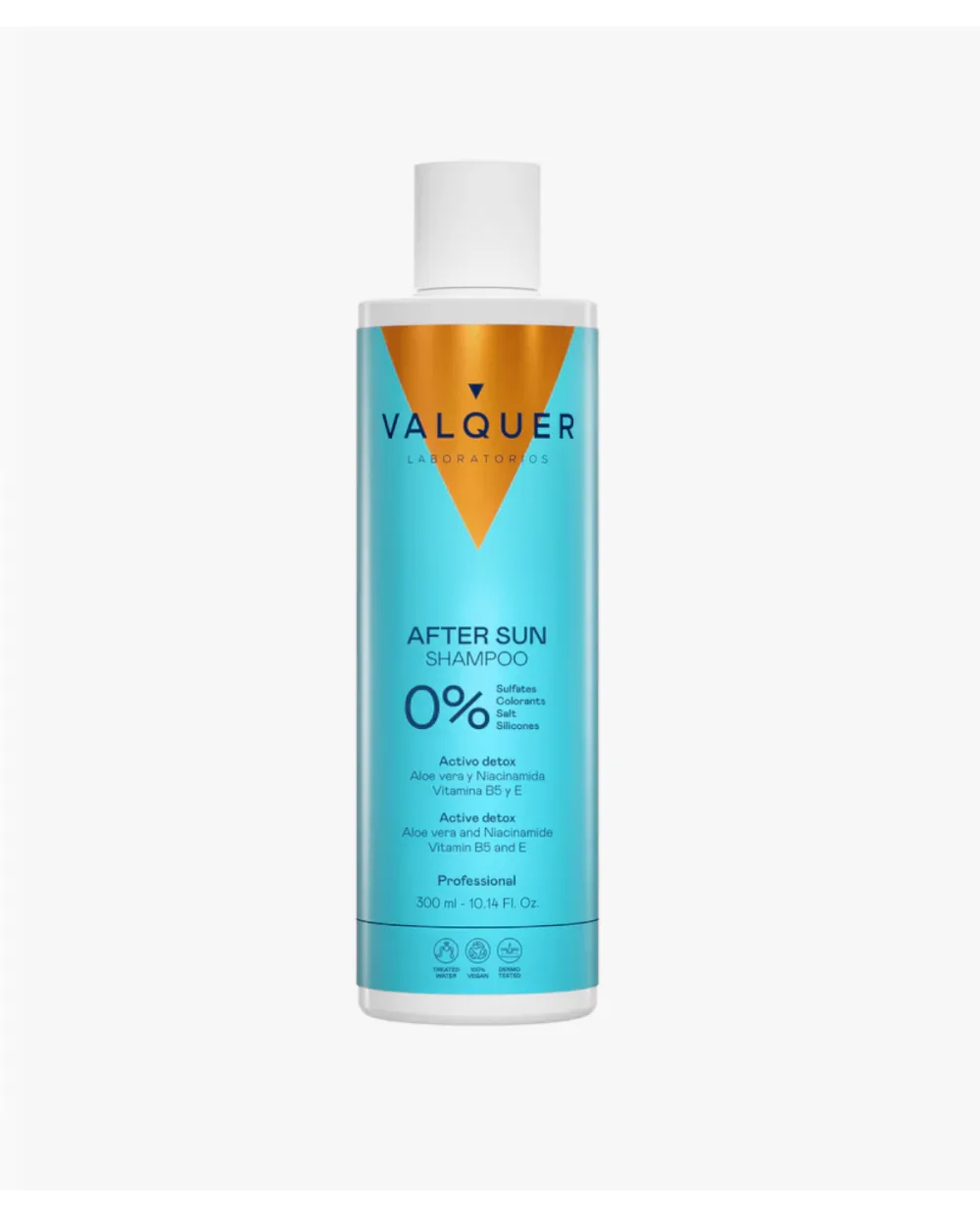 Valquer Champú After Sun Detox Capilar Protección y Reparación Después del Sol 300 ml