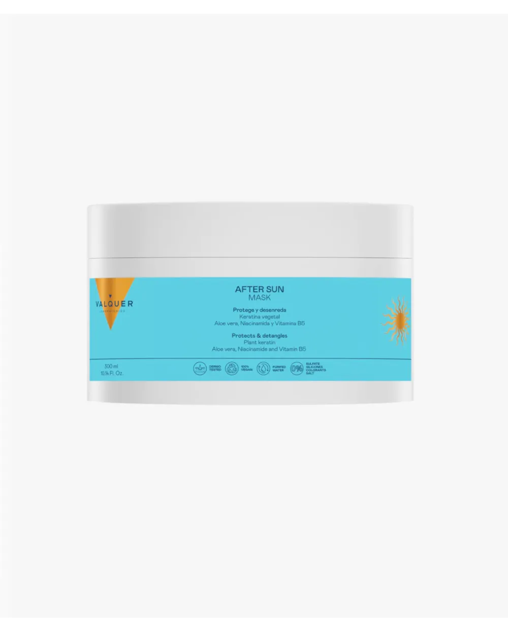 Valquer Mascarilla After Sun Reparadora Nutrición y Protección Después del Sol 300 ml