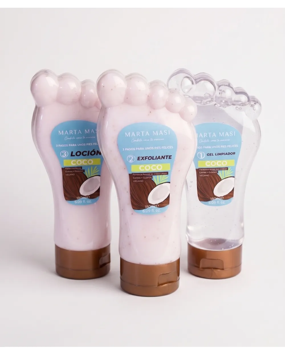 Marta Masi Kit Pedicura Spa 3 Pasos Coco
