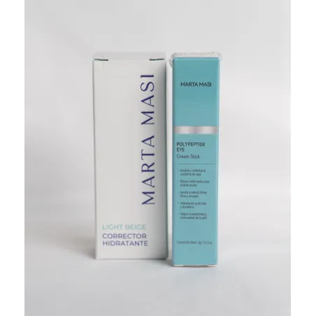 Marta Masi Corrector Hidratante en Barra Beige + Barra de Crema para Ojos de Regalo