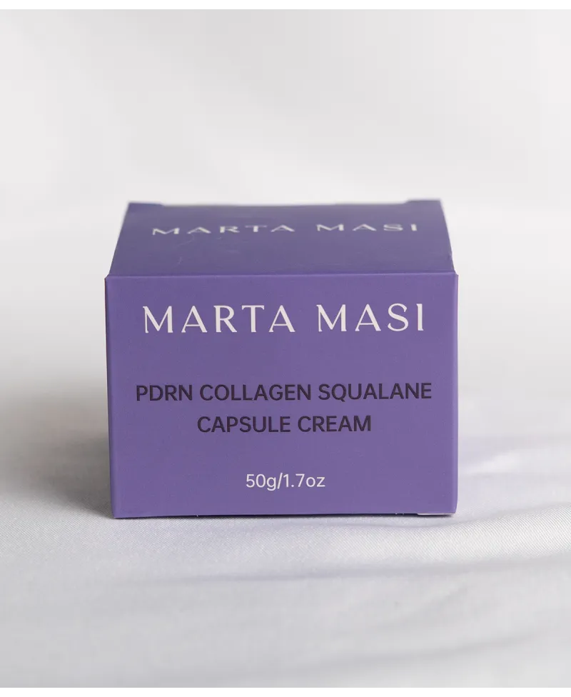 Marta Masi Crema Facial en Cápsulas con PDRN, Colágeno y Escualano