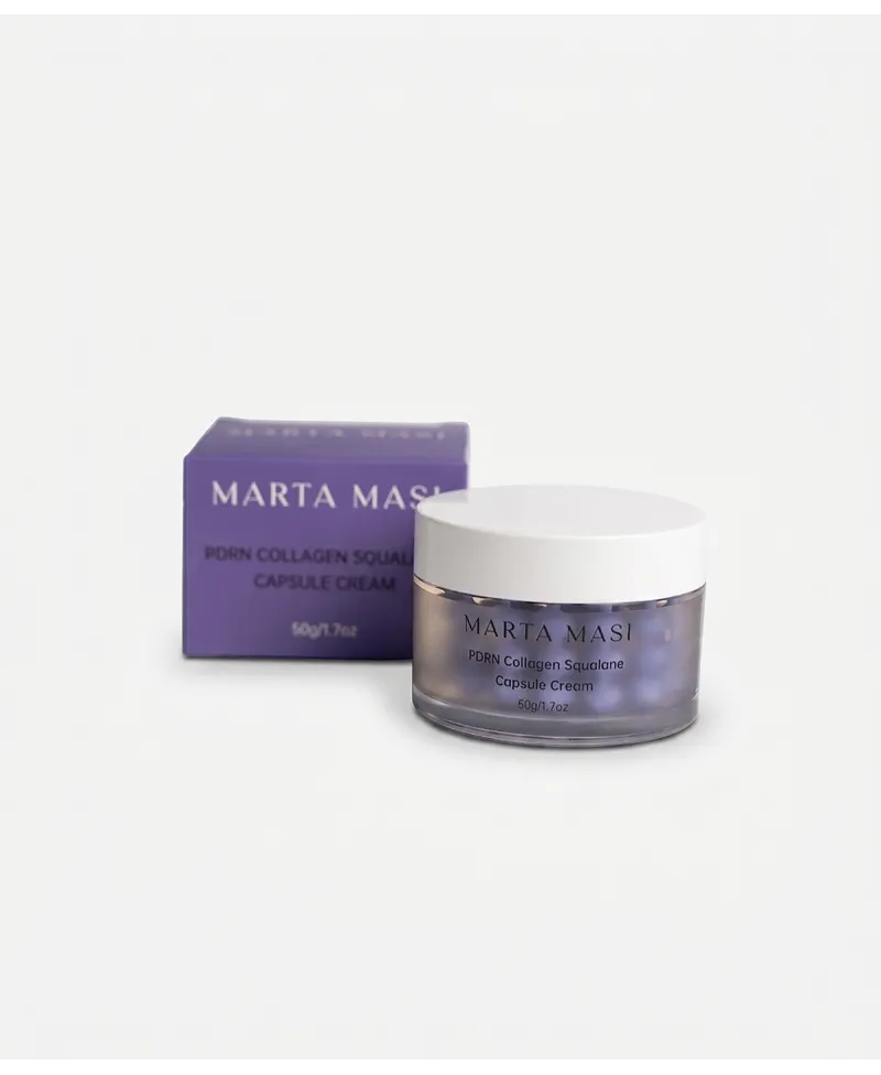 Marta Masi Crema Facial en Cápsulas con PDRN, Colágeno y Escualano