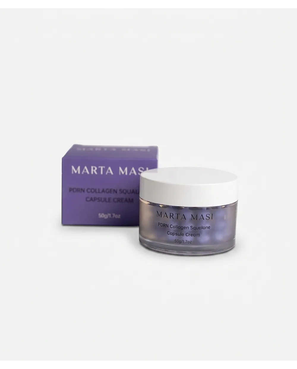Marta Masi Crema Facial en Cápsulas con PDRN, Colágeno y Escualano