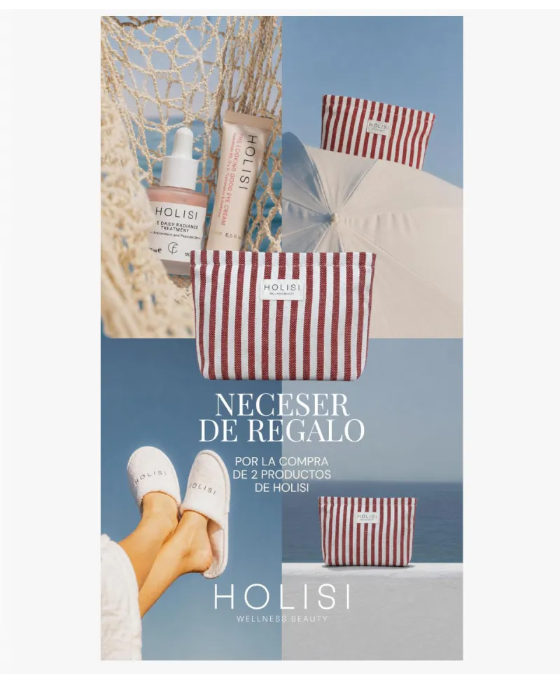 Regalo Holisi Neceser por la compra de 2 productos