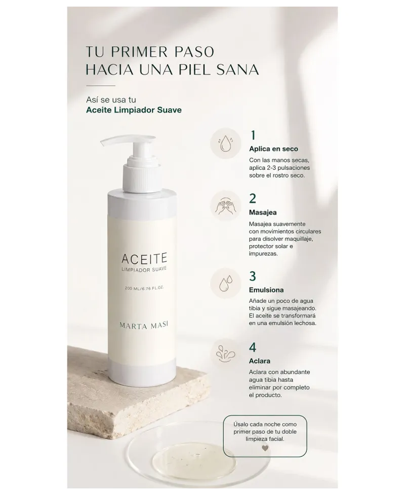bote Marta Masi Aceite Limpiador Suave