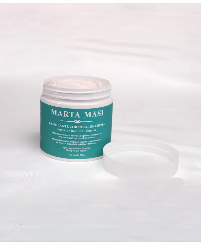 Bote y Caja de Exfoliante Corporal en Crema - Marta Masi