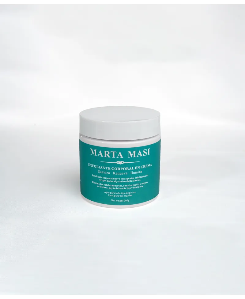 Bote y Caja de Exfoliante Corporal en Crema - Marta Masi