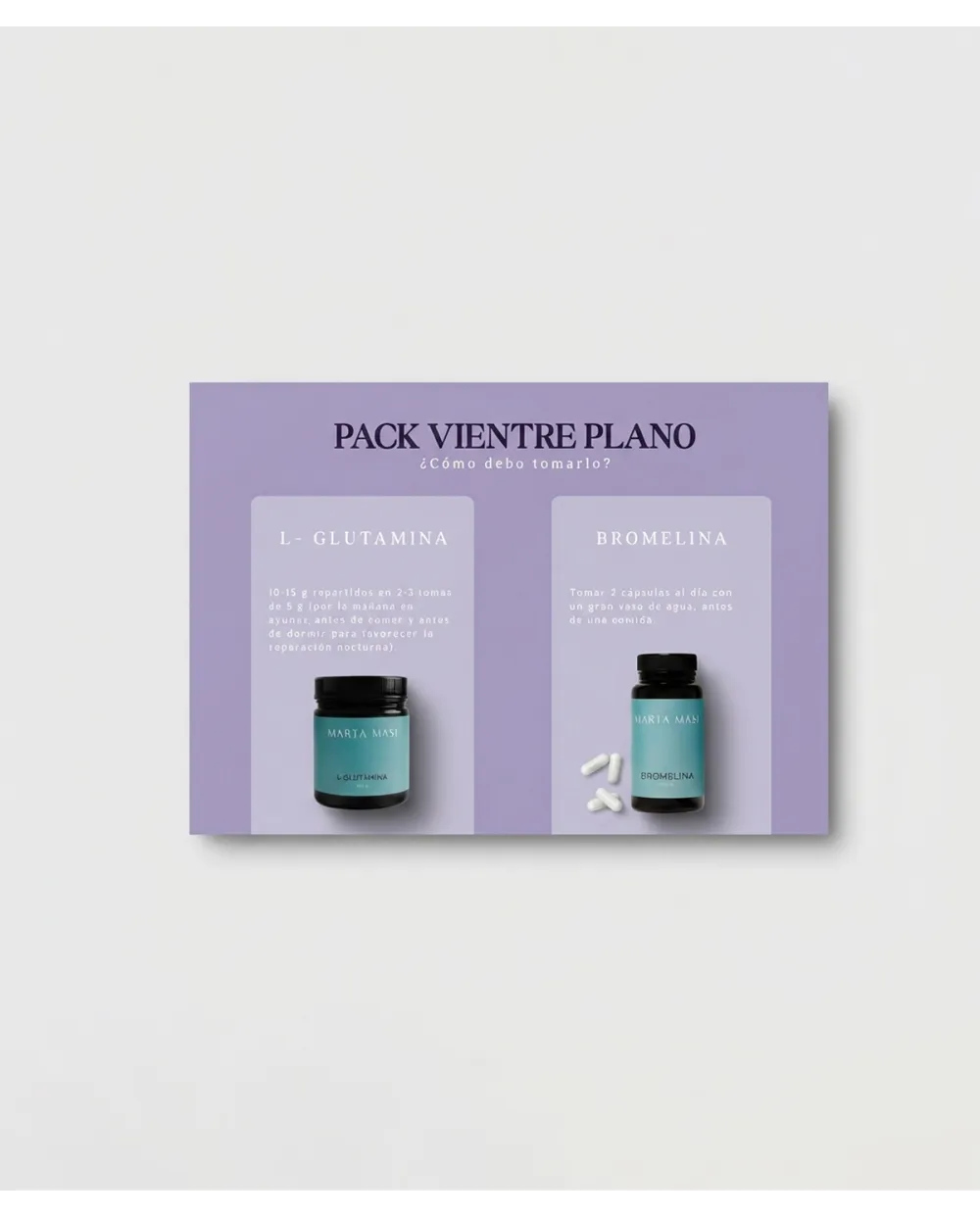 Marta Masi Pack Vientre Plano