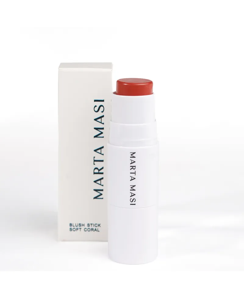 caja de Colorete en Crema Stick con Brocha Integrada
