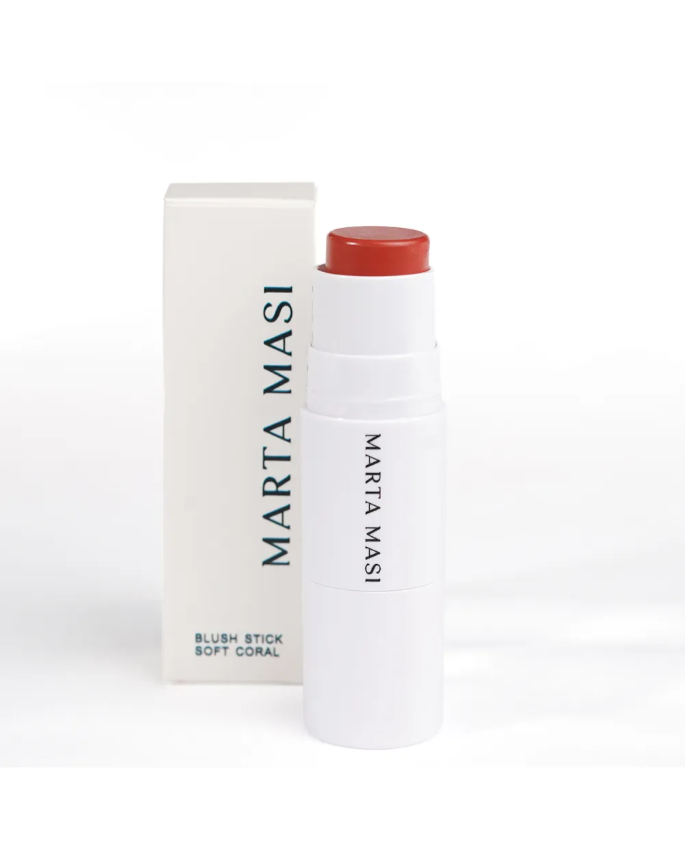 caja de Colorete en Crema Stick con Brocha Integrada