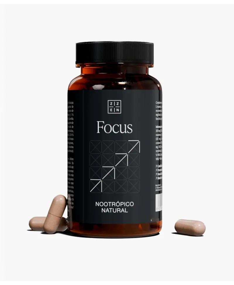 ZZEN Focus Nootrópico Natural 60 Cápsulas