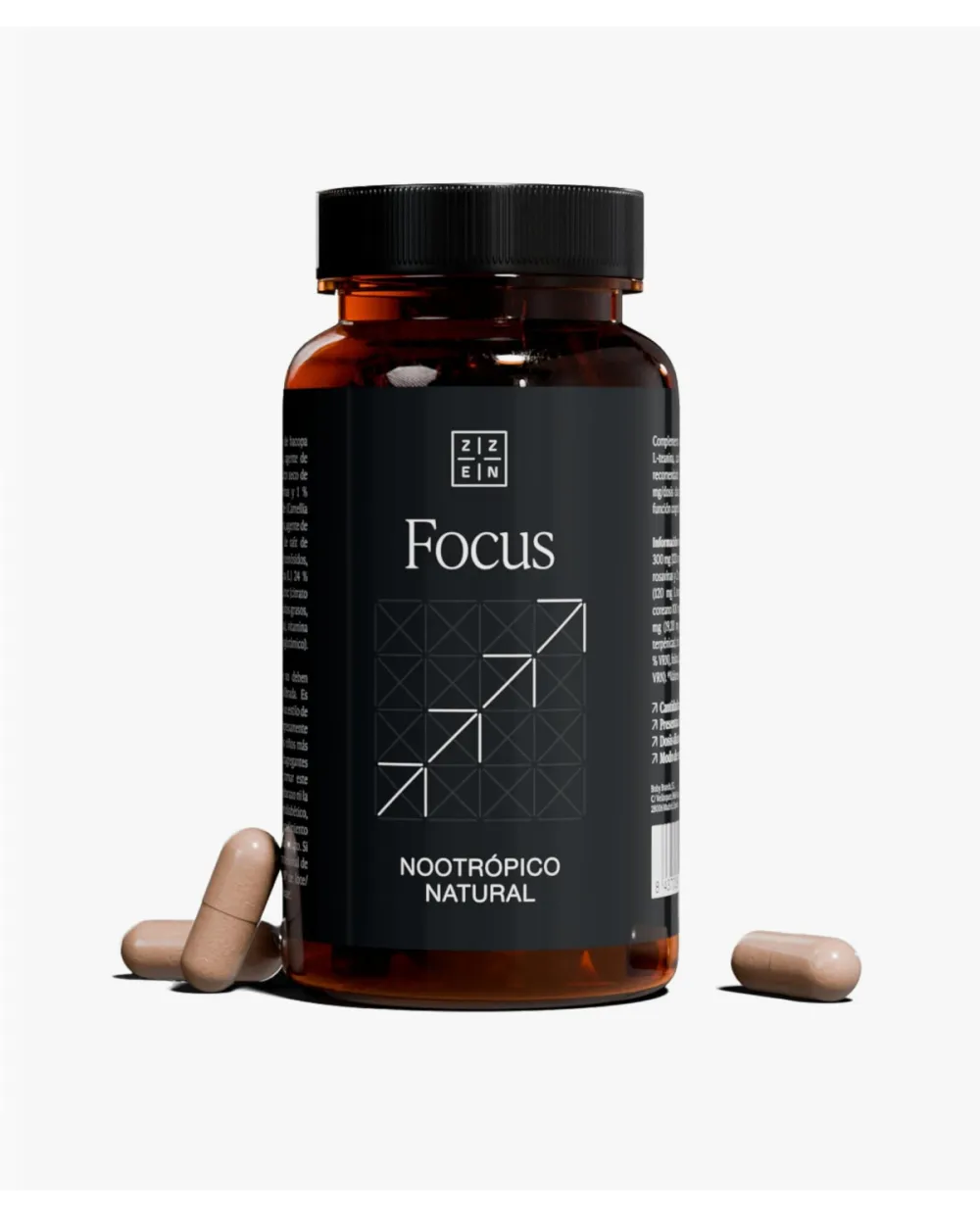 ZZEN Focus Nootrópico Natural 60 Cápsulas