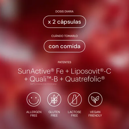 Belevels Iron+ 60 Cápsulas