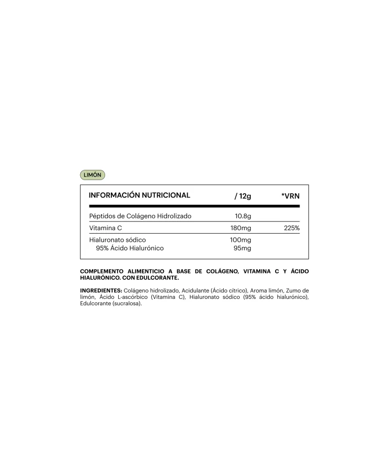 Belevels Collagen 360g Sabor Limón