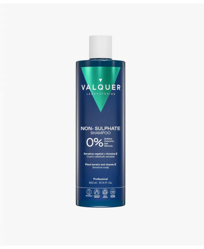 Valquer Champú para Cuero Cabelludo Sensible – 0% Sin Sulfatos 300 ml