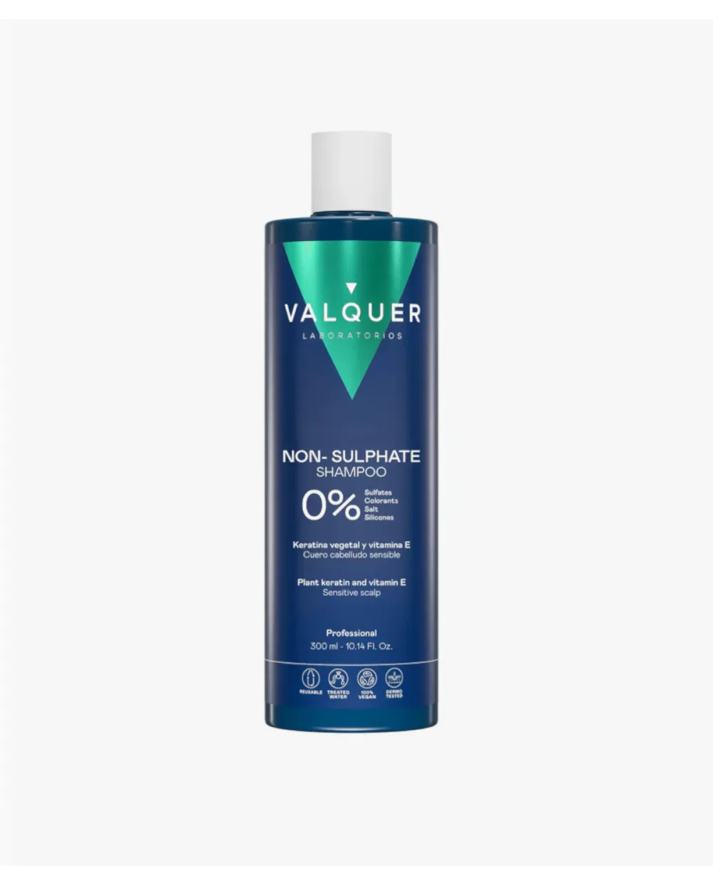 Valquer Champú para Cuero Cabelludo Sensible – 0% Sin Sulfatos 300 ml