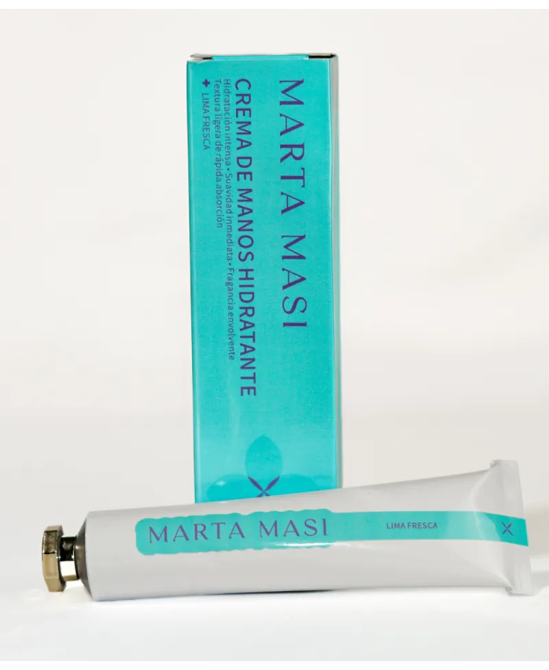 Crema de Manos Hidratante Marta Masi - Lima Fresca (Rápida Absorción)