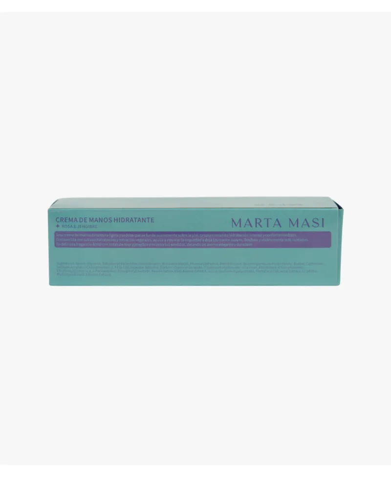 Crema de Manos Hidratante Marta Masi - Rosa y Jengibre