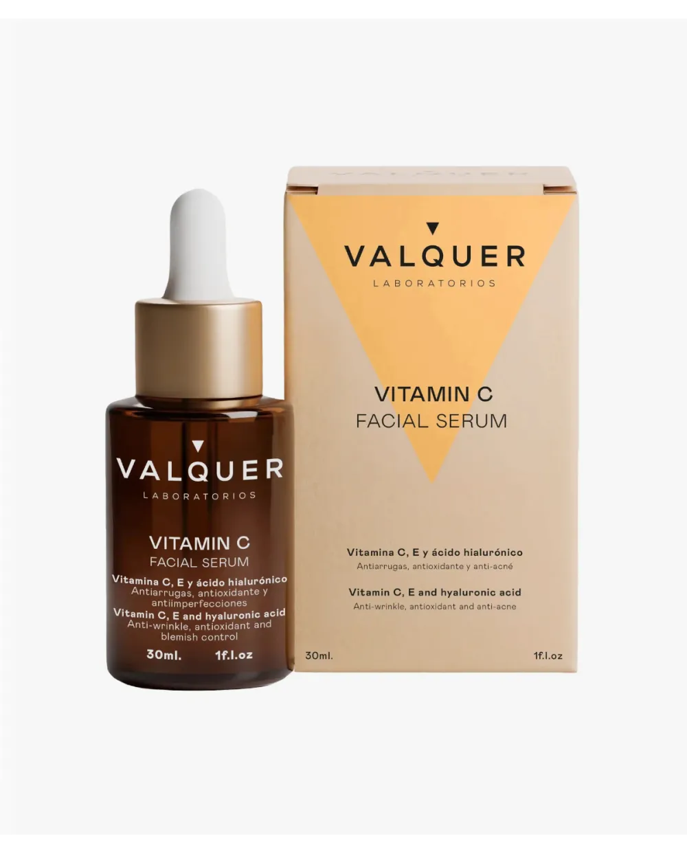 Valquer Sérum Facial de Vitamina C & Ácido Hialurónico 30 ml
