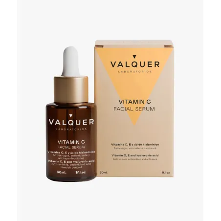 Valquer Sérum Facial de Vitamina C & Ácido Hialurónico 30 ml