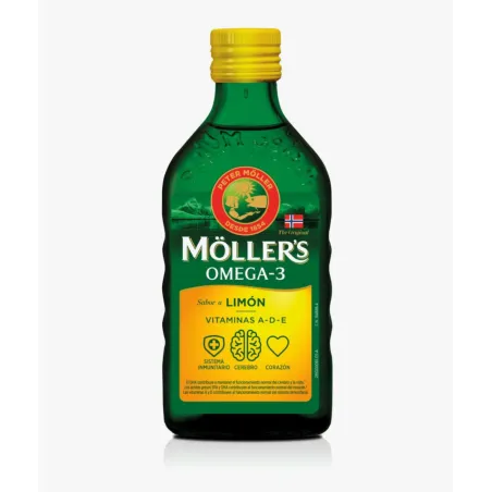 Möller’s Aceite de hígado de bacalao – Limón 250 ml