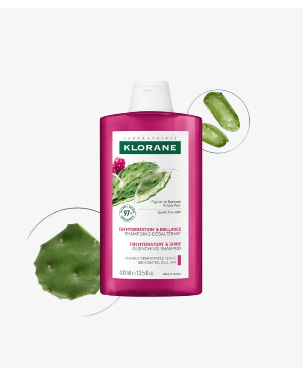 Klorane Champú Brillo & Hidratación al Higo de Barbaria 400ml