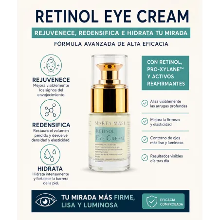 beneficios del retinol en el contorno de los ojos