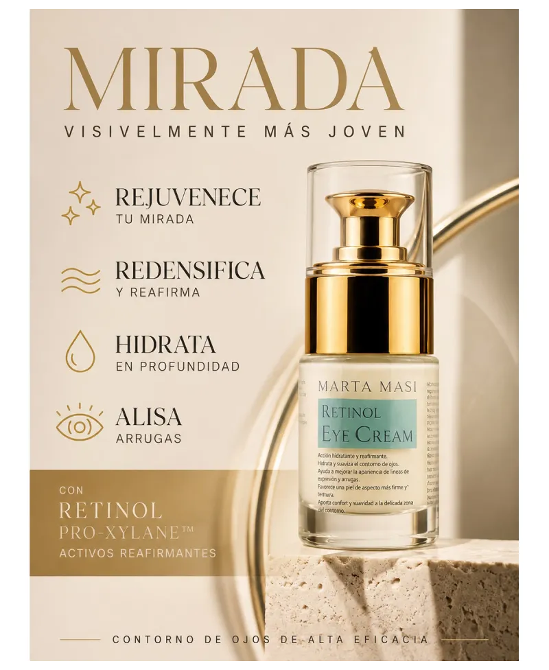 Contorno de Ojos con Retinol Reafirmante | Marta Masi