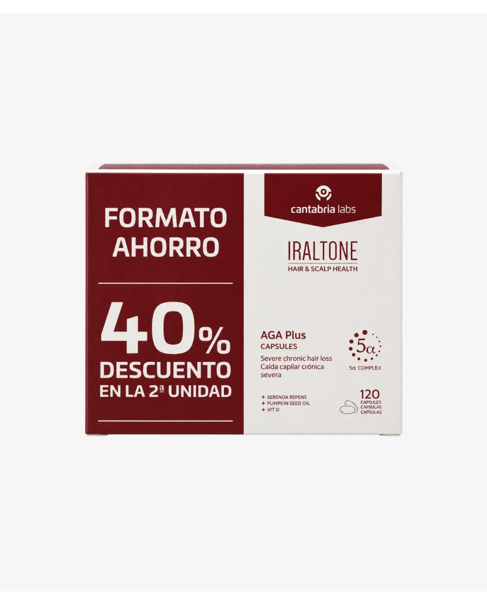 Iraltone Aga Plus Formato Ahorro 120 Caps