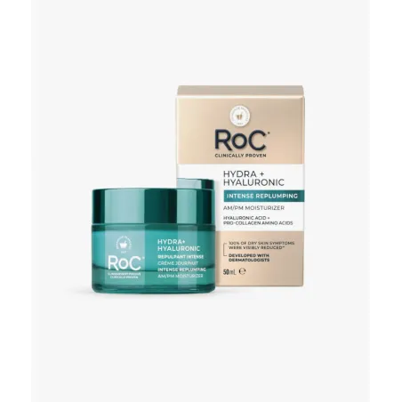 Roc Hydrate + Plump Hydra+ Efecto Rellenador Crema Hidratante Día-Noche 50 ml