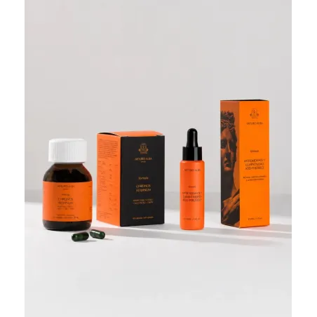 Arturo Alba Chronos Aeternum 60 cápsulas + Arturo Alba Antioxidante y Luminosidad SOD Ferúlico 30 ml